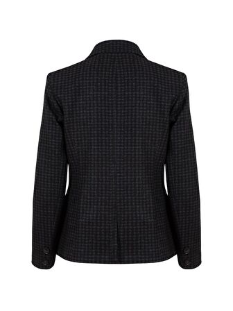 Vatkalı Slim Fit Ceket - Antrasit