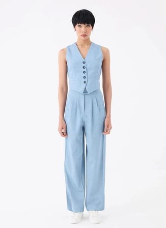 Rivus Mavi Kadın Pantolon 25SS103006
