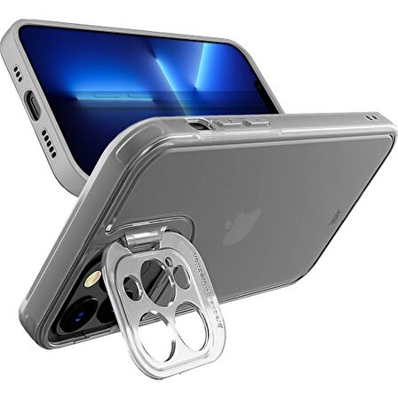 Buff iPhone 13 Pro Hybrid Corner Kılıf White