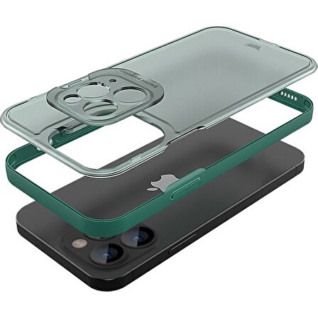 Buff iPhone 11 Pro Hybrid Corner Kılıf Green
