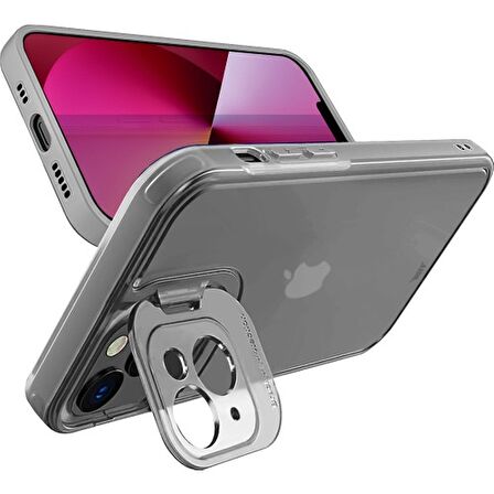 Buff iPhone 13 ile Uyumlu Hybrid Corner Kılıf White
