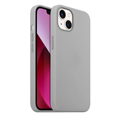 Buff iPhone 13 Rubber S Kılıf Gray