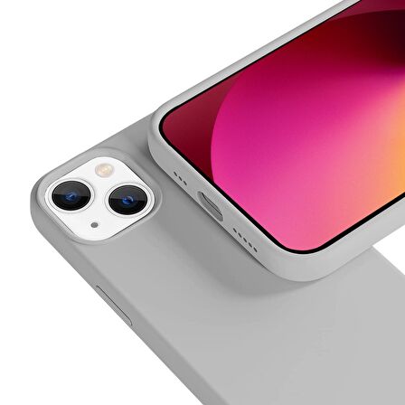 Buff iPhone 13 Rubber S Kılıf Gray