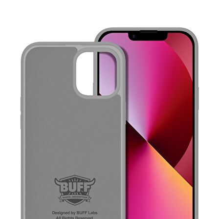 Buff iPhone 13 Rubber S Kılıf Gray