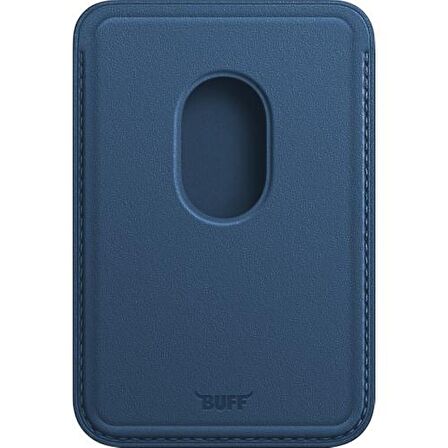 Buff iPhone Walletmag Stand Deri Cüzdan Blue