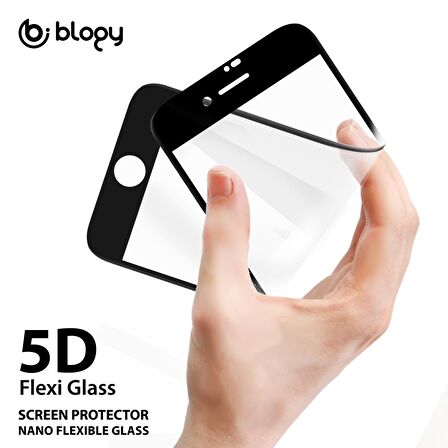 Buff Blogy iPhone SE Flexi 5D Ekran Koruyucu