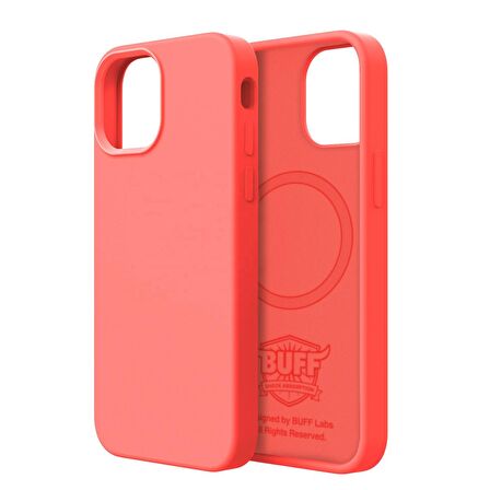 Buff iPhone 13 Pro MagSafe Rubber Fit Kılıf Pink Pomelo