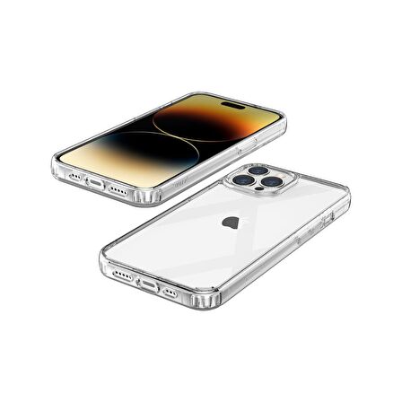 Buff iPhone 14 Pro Air Hybrid Kılıf Crystal Clear