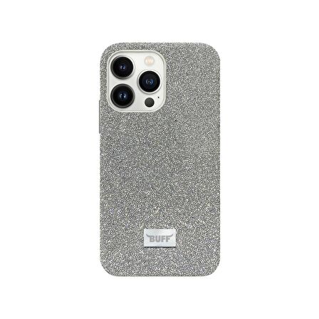 Buff iPhone 14 Pro Max Diamond Series Kılıf Light Silver