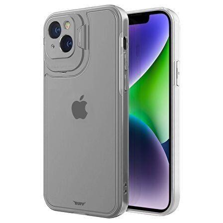 Buff iPhone 14 Plus Hybrid Corner Kılıf Beyaz