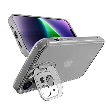 Buff iPhone 14 Plus Hybrid Corner Kılıf Beyaz