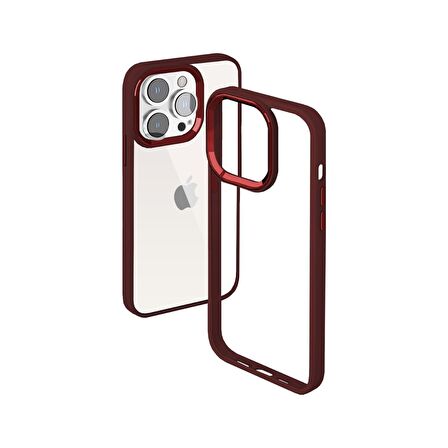 Buff iPhone 14 Pro New Air Bumper Kılıf Plum