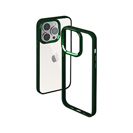 Buff iPhone 14 Pro Max New Air Bumper Kılıf Green