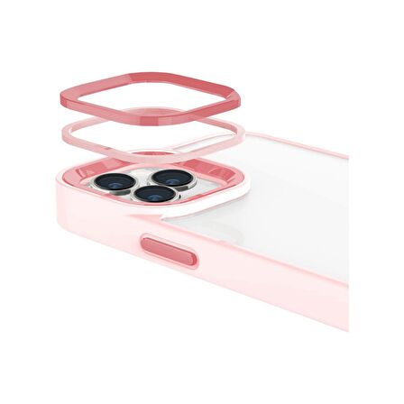 Buff iPhone 14 Pro Max New Air Bumper Kılıf Pink