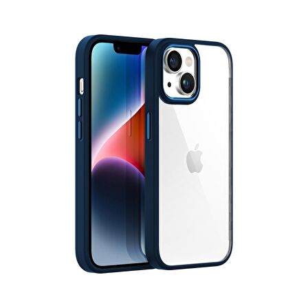 Buff iPhone 14 New Air Bumper Kılıf Blue