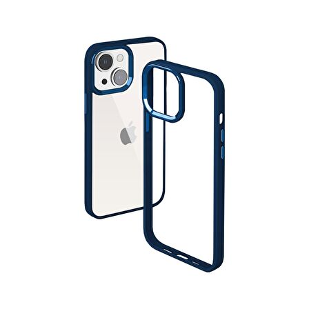 Buff iPhone 14 New Air Bumper Kılıf Blue