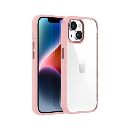 Buff iPhone 14 New Air Bumper Kılıf Pink