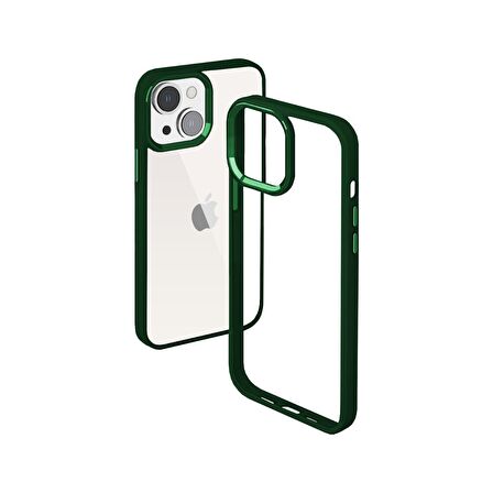 Buff iPhone 14 Plus New Air Bumper Kılıf Green