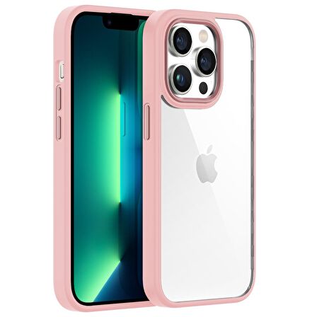 Buff iPhone 13 Pro Max New Air Bumper Kılıf Pink