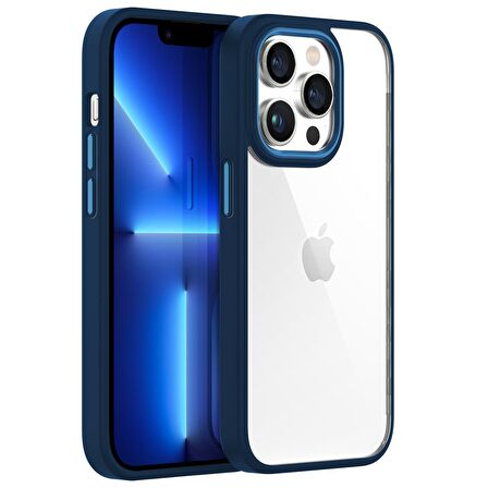 Buff iPhone 13 Pro New Air Bumper Kılıf Blue