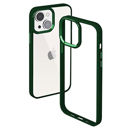 Buff iPhone 13 New Air Bumper Kılıf Green