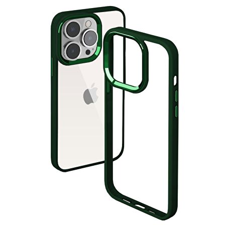 Buff iPhone 12 Pro Max New Air Bumper Kılıf Green