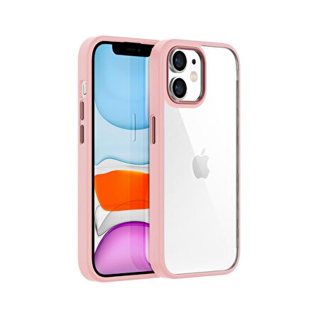 Buff iPhone 11 New Air Bumper Kılıf Pink