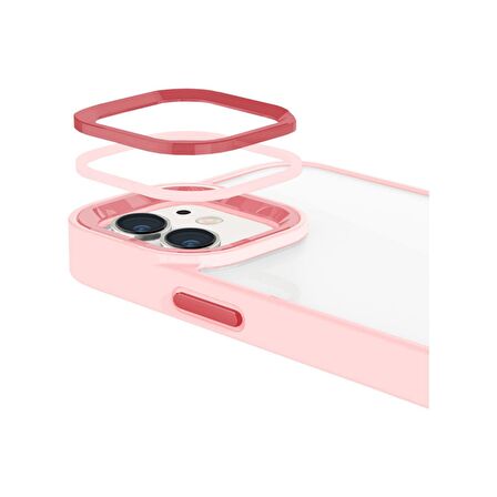 Buff iPhone 11 New Air Bumper Kılıf Pink