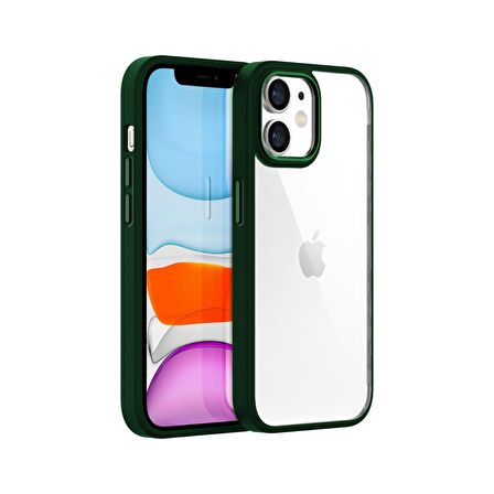 Buff iPhone 11 New Air Bumper Kılıf Green