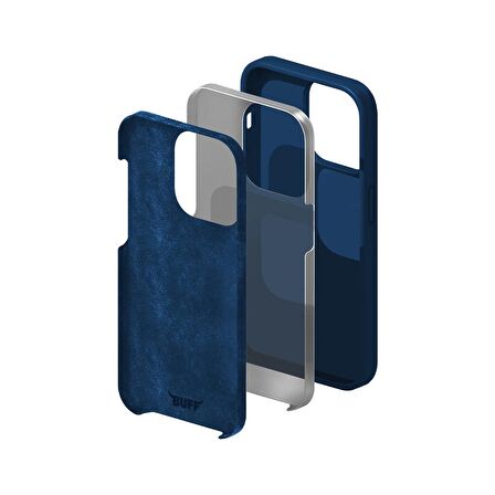 Buff iPhone 14 Pro Rubber Fit Kılıf Navy Blue