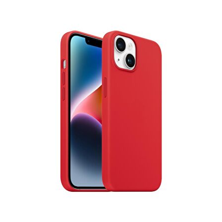 Buff iPhone 14 Rubber Fit Kılıf Red