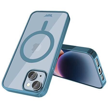 Buff iPhone 14 MagSafe Slim Fit Case Light Blue