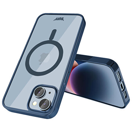 Buff iPhone 14 MagSafe Slim Fit Case Dark Blue