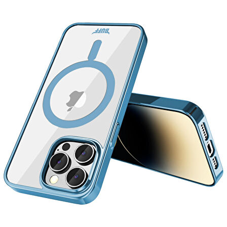 Buff iPhone 14 Pro MagSafe Slim Fit Case Light Blue