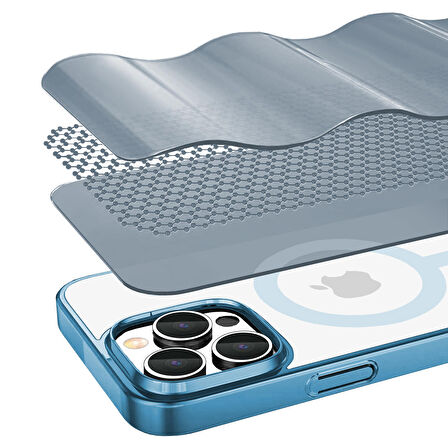 Buff iPhone 14 Pro MagSafe Slim Fit Case Light Blue