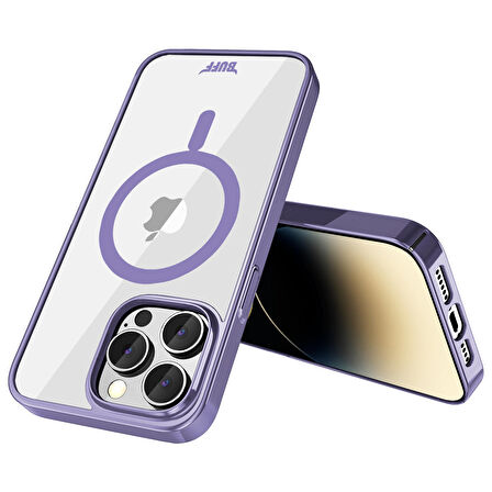 Buff iPhone 14 Pro MagSafe Slim Fit Case Purple