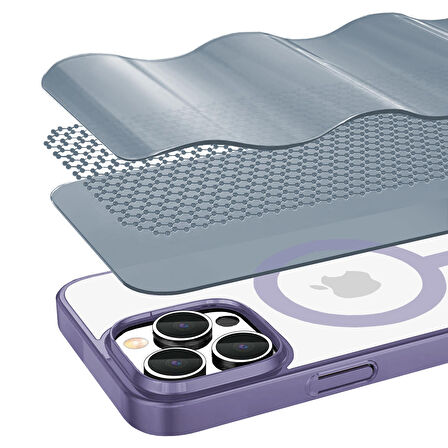 Buff iPhone 14 Pro MagSafe Slim Fit Case Purple