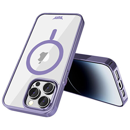 Buff iPhone 14 Pro Max MagSafe Slim Fit Kılıf Purple