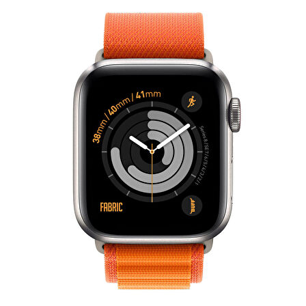 Buff Apple Watch Uyumlu Fabric Band 38/40/41mm Orange 