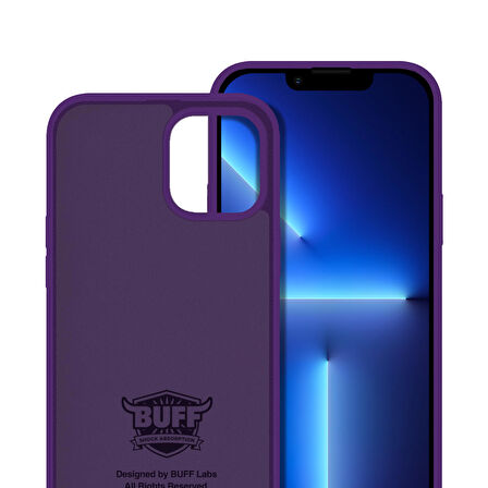 Buff iPhone 13 Pro Rubber S Kılıf Purple