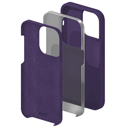 Buff iPhone 14 Pro Max Rubber Fit Kılıf Purple