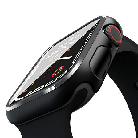 Buff Apple Watch Uyumlu New Slim Fit 45mm Kılıf Black 