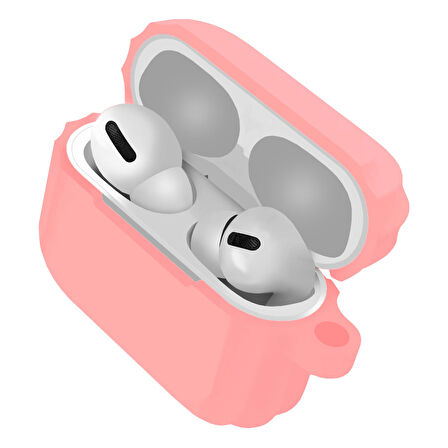 Buff Airpods Pro Rubber Silicone Case Pink