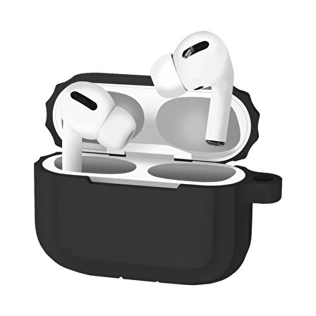 Buff Airpods Pro Rubber Silicone Case Black