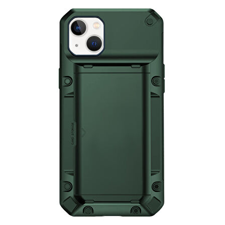 Buff iPhone 14 Plus Slide Armor Kılıf Dark Green