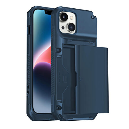 Buff iPhone 14 Slide Armor Case Blue
