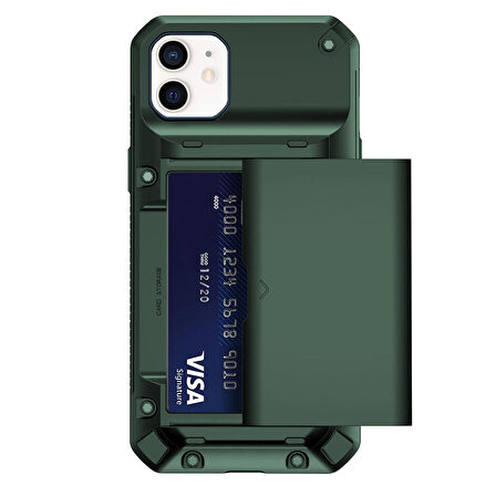 Buff iPhone 11 Slide Armor Kılıf Dark Green