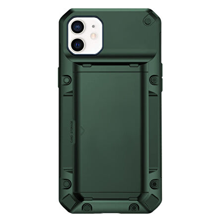 Buff iPhone 11 Slide Armor Kılıf Dark Green