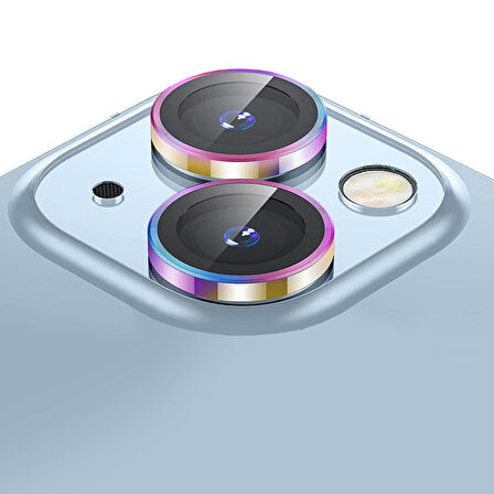 Buff iPhone 14 / 14 Plus Camera Metal Lens Protector Colorful
