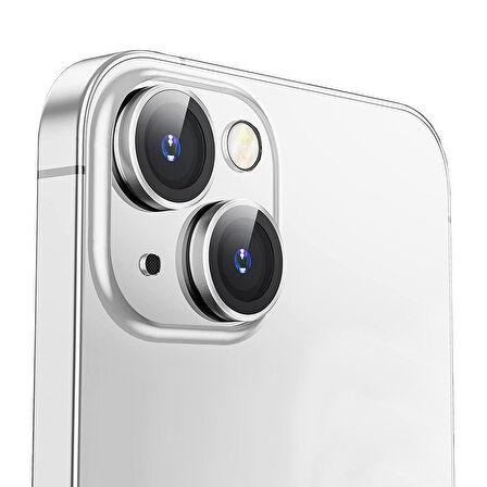 Buff iPhone 14 / 14 Plus Camera Metal Lens Protector Silver